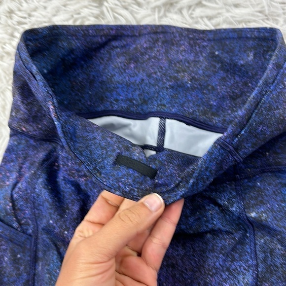 Lululemon Fast and Free High-Rise Crop *Non-Reflective Nulux Polar Lights Blue - Picture 3 of 5